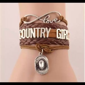 Multilayer Faux Leather Country Girl Bracelet